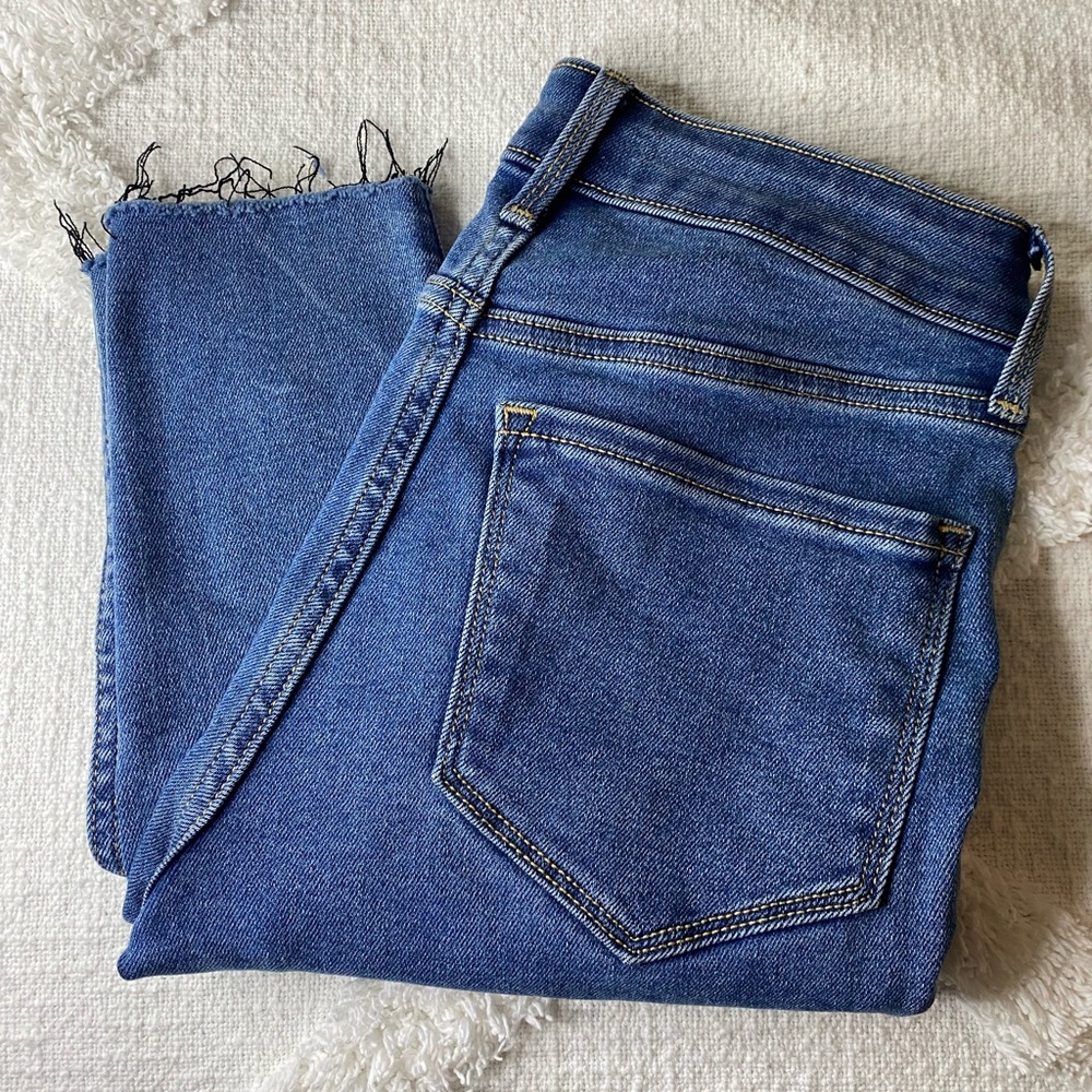 High rise, rockstar super skinny jeans!
